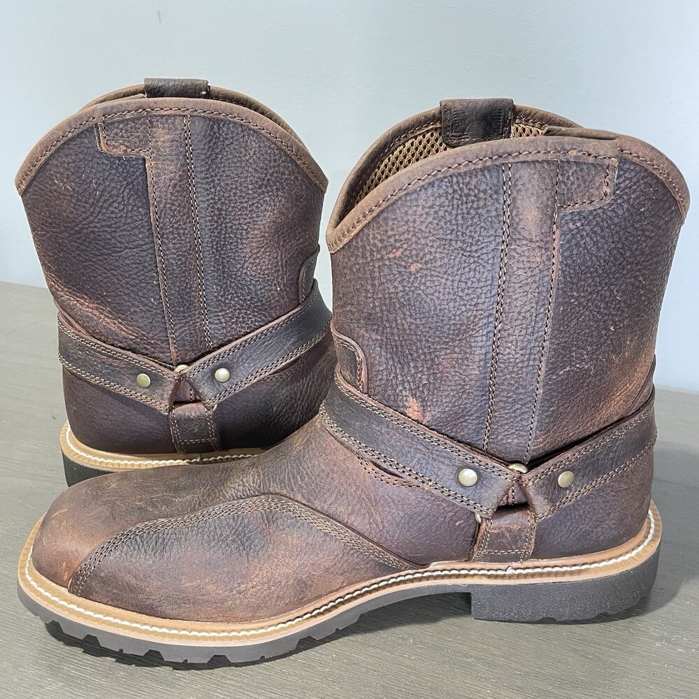 Twisted X Mens Size 9.5 D Boots NEW 8" Tech X Tawney Harness MXTP005 Leather - Picture 9 of 12
